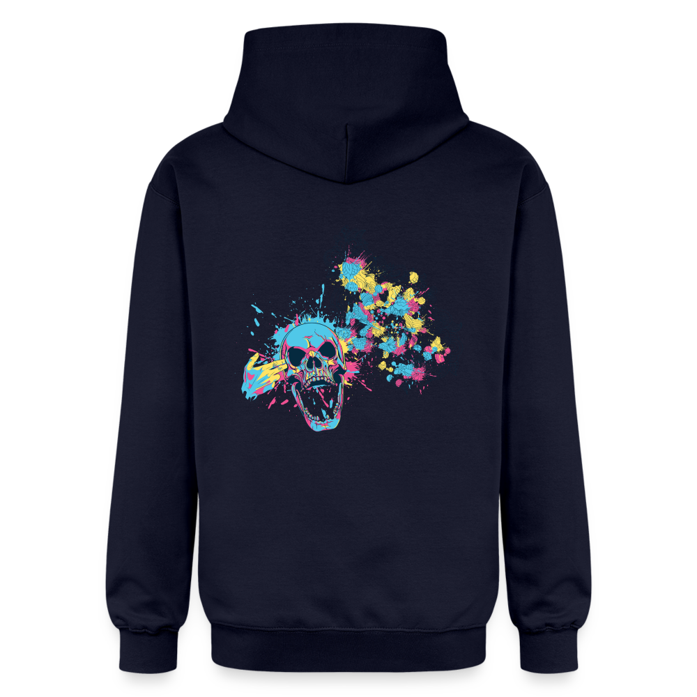 Felpa con cappuccio unisex Softstyle® | Gildan | Skull Explosion - navy