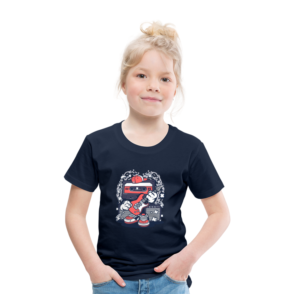 Maglietta Premium per bambini | Spreadshirt | Cassette Rockstar - navy