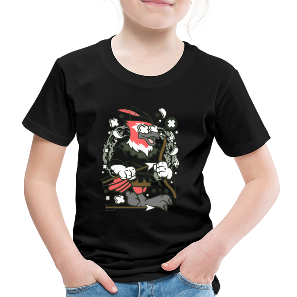 Maglietta Premium per bambini | Spreadshirt | Bird Robin - nero