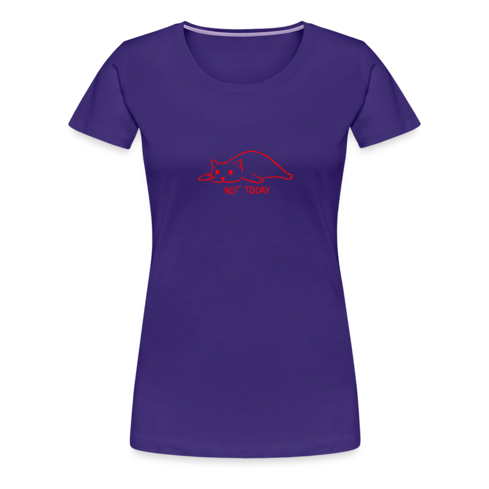 Maglietta Premium da donna | Spreadshirt | Not Today - viola