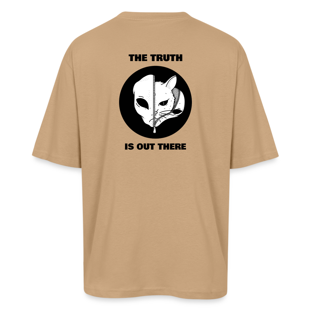 Maglietta unisex oversize | AWDis | The Truth Is Out There - beige