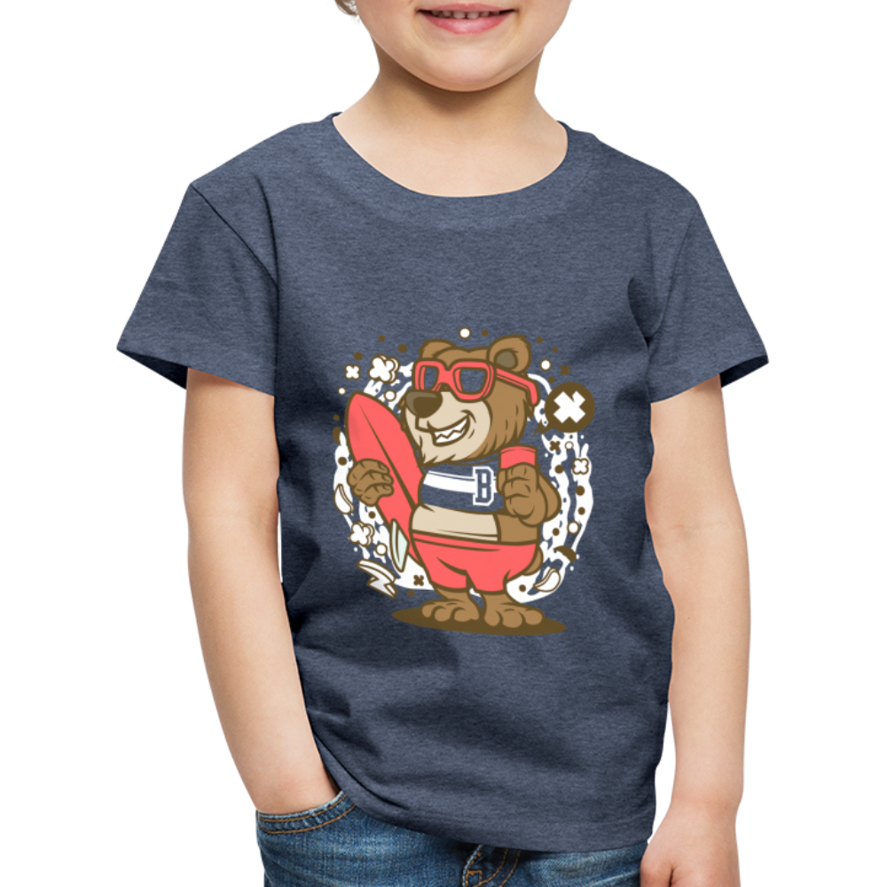 Maglietta Premium per bambini | Spreadshirt | Bear Surfing - bluastro