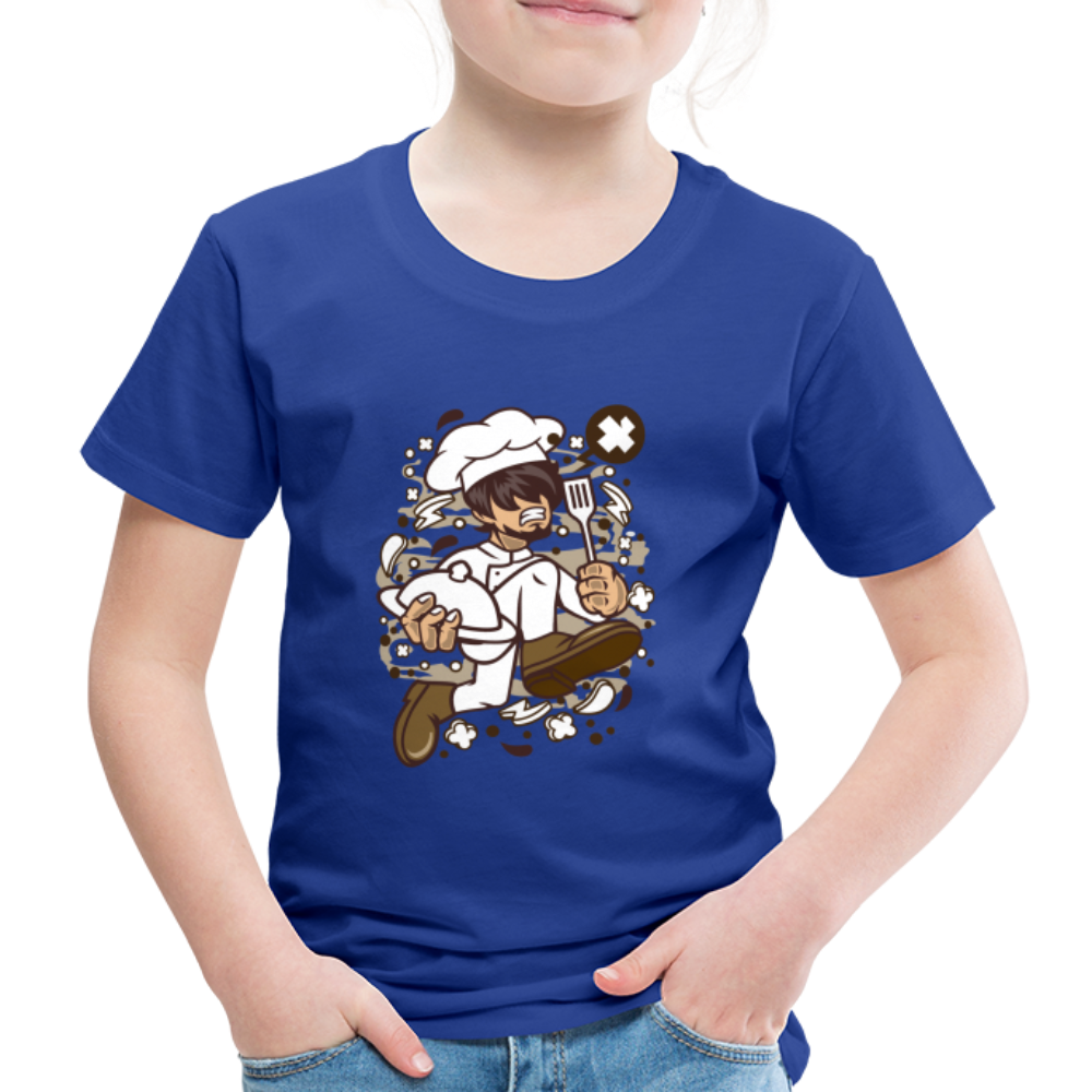 Maglietta Premium per bambini | Spreadshirt | Chef Running - blue royal