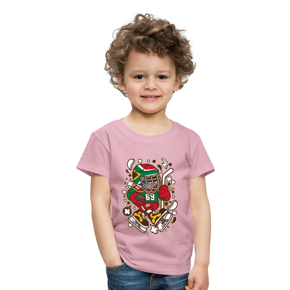 Maglietta Premium per bambini | Spreadshirt | Hockey Kid - rosa chiaro