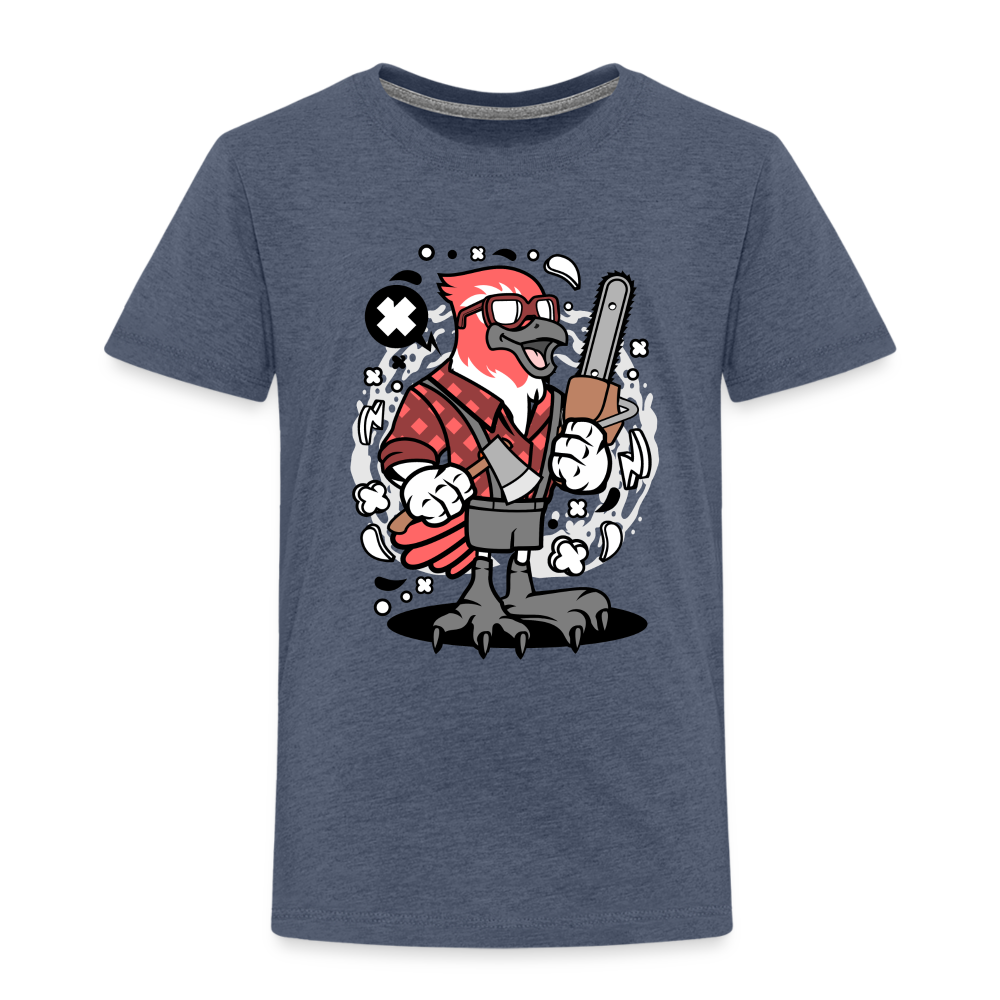 Maglietta Premium per bambini | Spreadshirt | Bird Lumberjack - bluastro