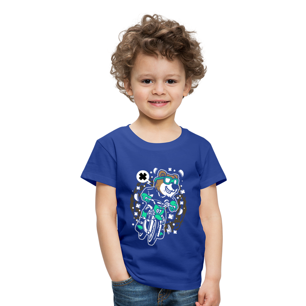 Maglietta Premium per bambini | Spreadshirt | Bear Motocross - blue royal