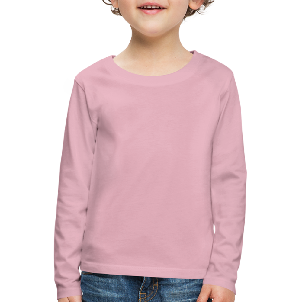 Maglietta Premium a manica lunga per bambini | Spreadshirt - rosa chiaro