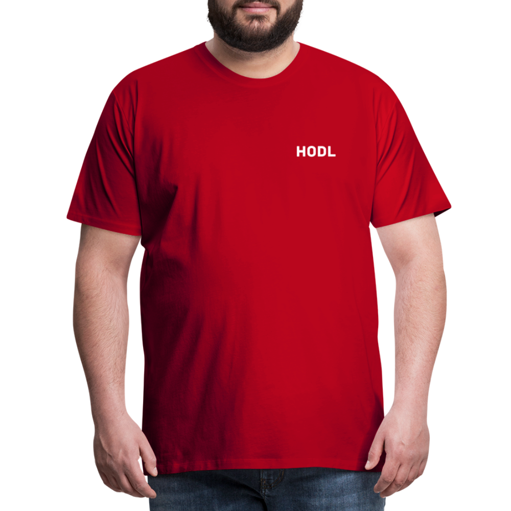 Maglietta Premium da uomo | Spreadshirt | BTC#1 - rosso