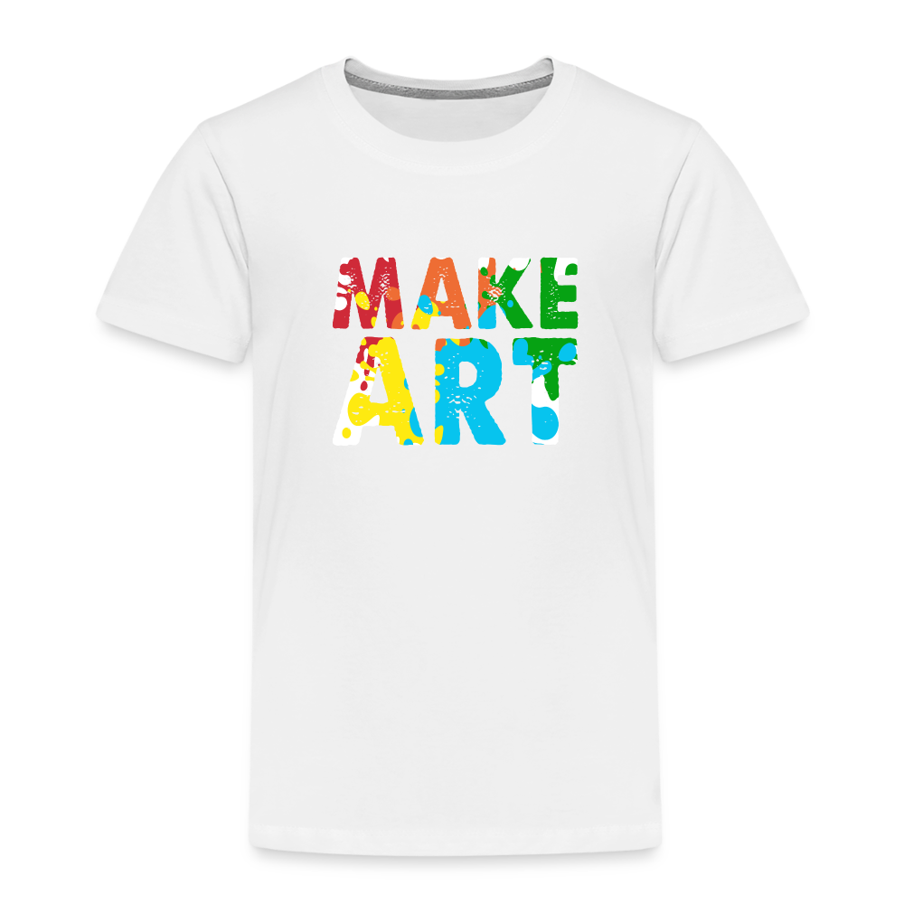 Maglietta Premium per bambini | Spreadshirt | Make Art - bianco