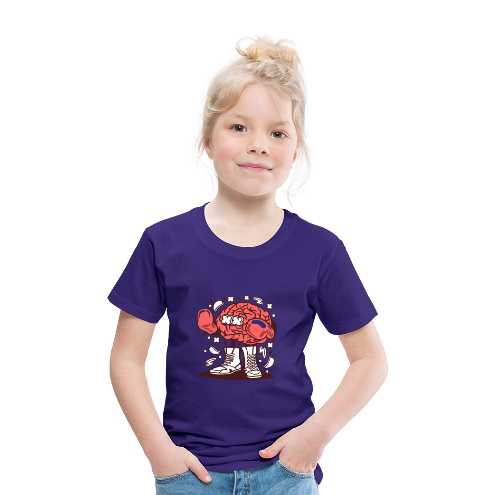 Maglietta Premium per bambini | Spreadshirt | Brain Boxer - viola