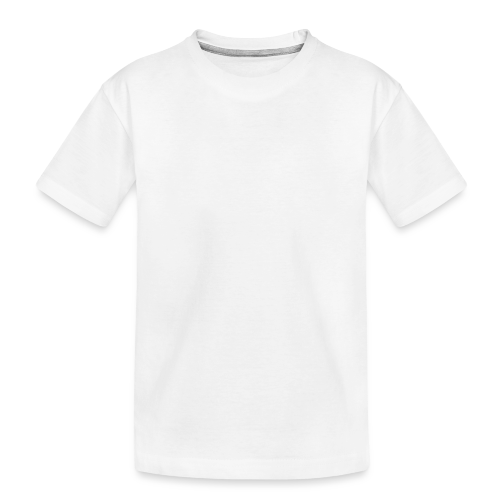 Maglietta ecologica premium per ragazzi | Spreadshirt - bianco