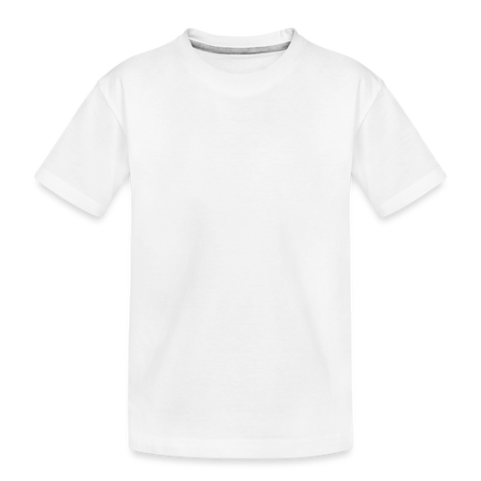 Maglietta ecologica premium per ragazzi | Spreadshirt - bianco