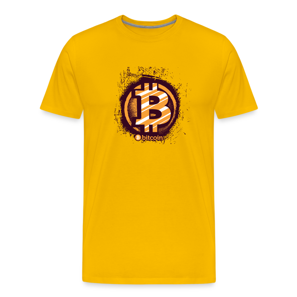 Maglietta Premium da uomo | Spreadshirt | BTC #1 - giallo sole