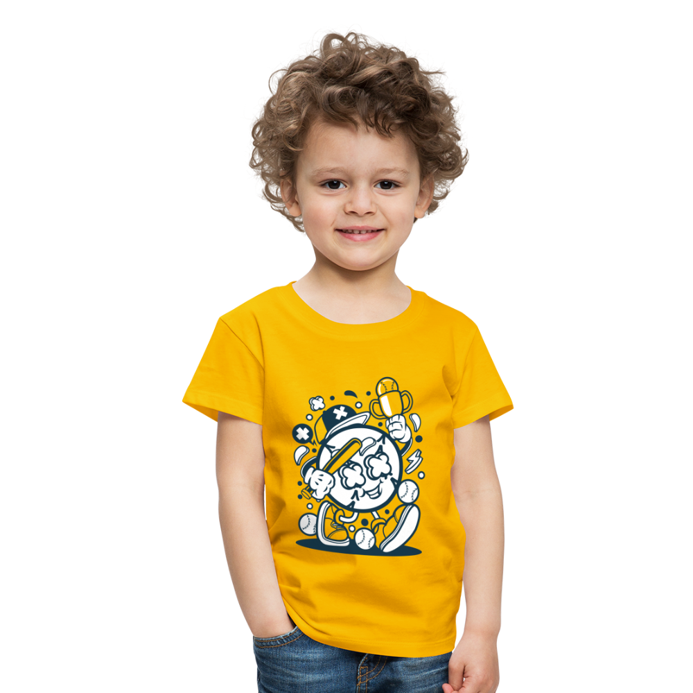 Maglietta Premium per bambini | Spreadshirt | Baseball Champion - giallo sole