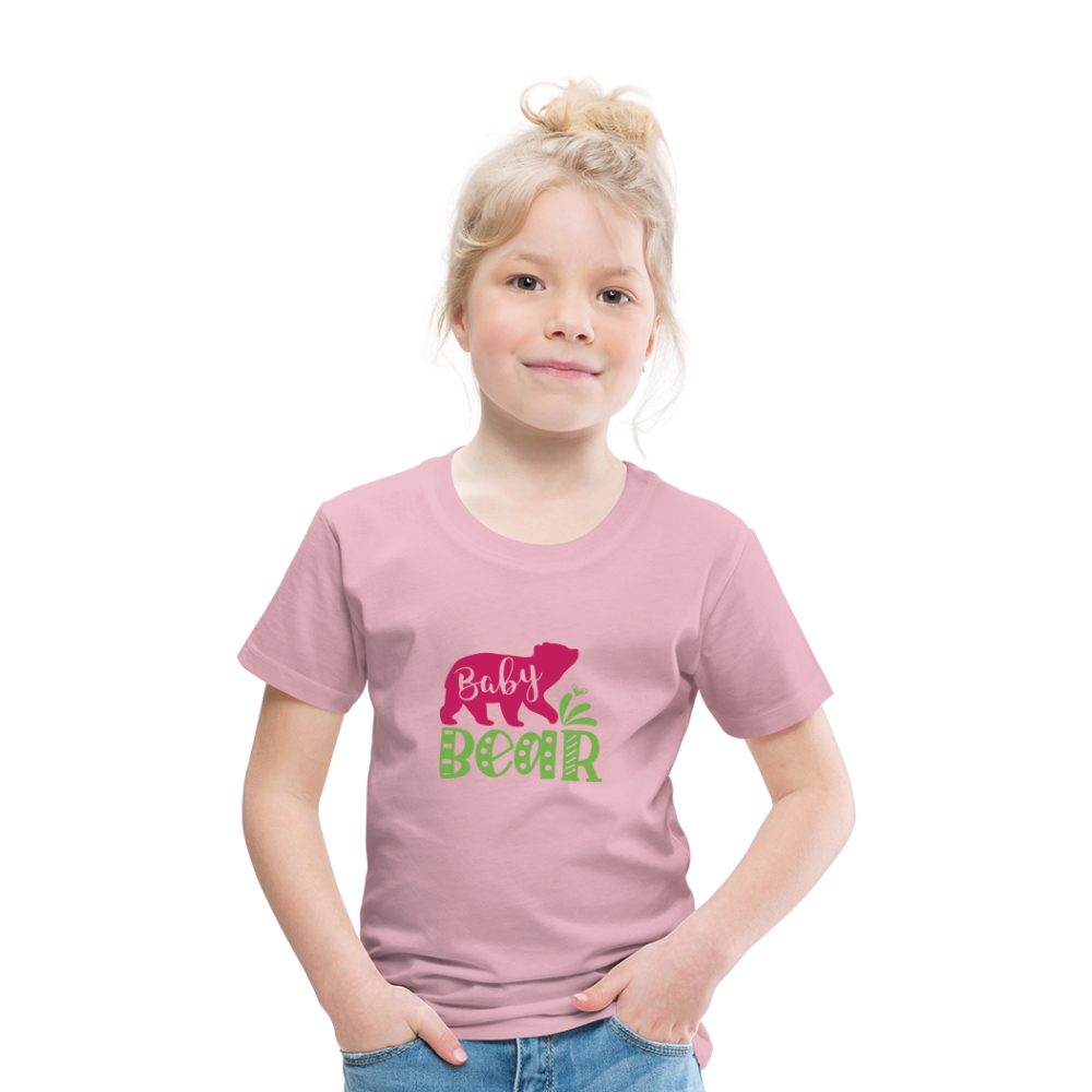 Maglietta Premium per bambini | Spreadshirt | Baby Bear - rosa chiaro