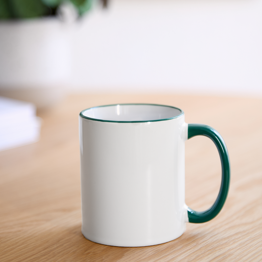 Tazza Stampa 360 | groener - bianco/verde scuro