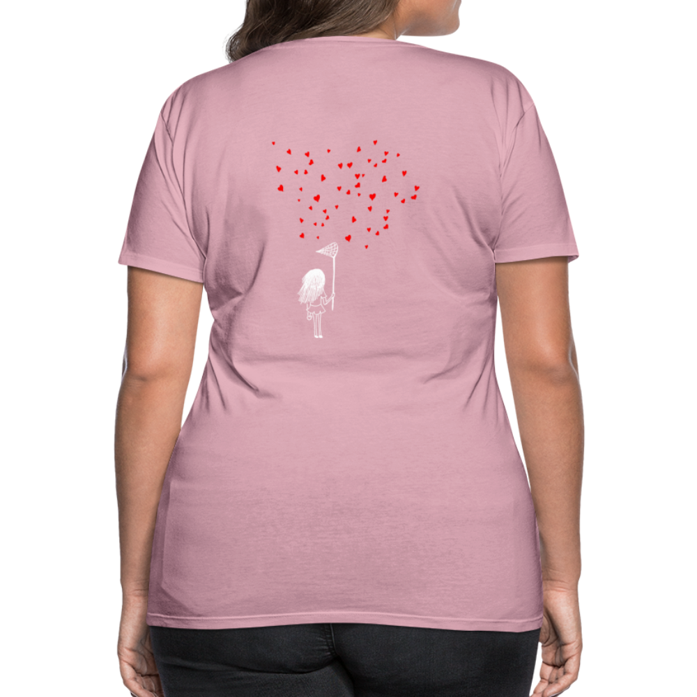 Maglietta Premium da donna | Spreadshirt | Collect Hearts - rosa chiaro