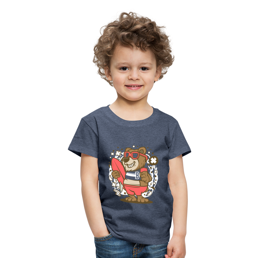 Maglietta Premium per bambini | Spreadshirt | Bear Surfing - bluastro