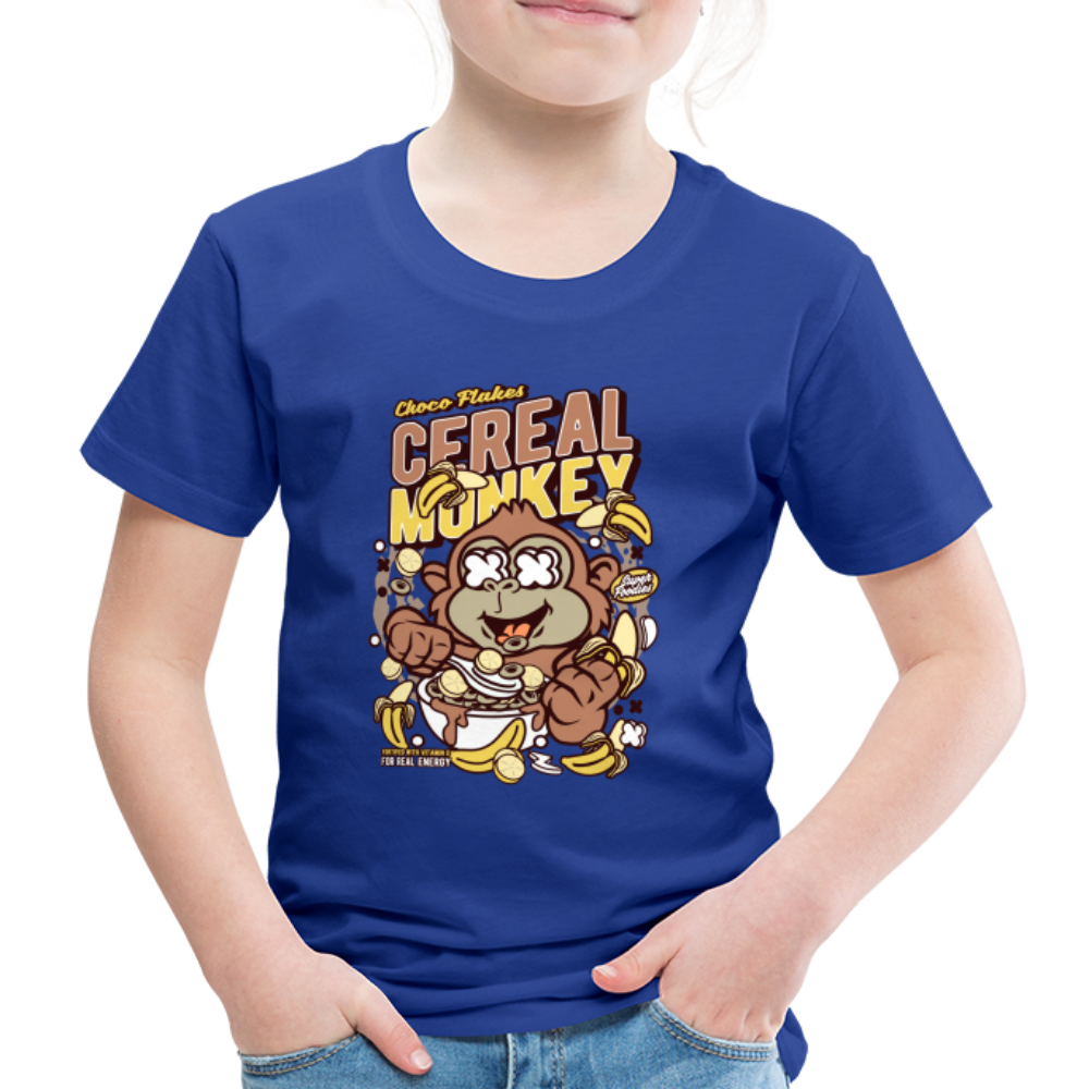 Maglietta Premium per bambini | Spreadshirt | Cereal Monkey - blue royal