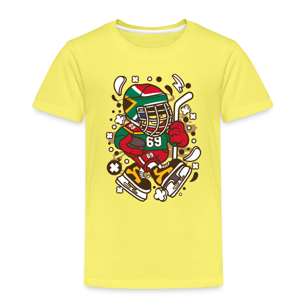 Maglietta Premium per bambini | Spreadshirt | Hockey Kid - giallo