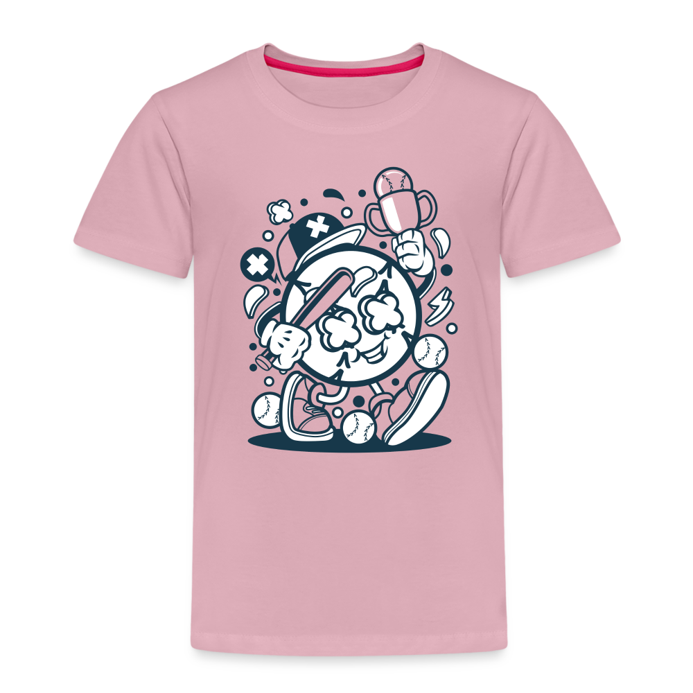 Maglietta Premium per bambini | Spreadshirt | Baseball Champion - rosa chiaro