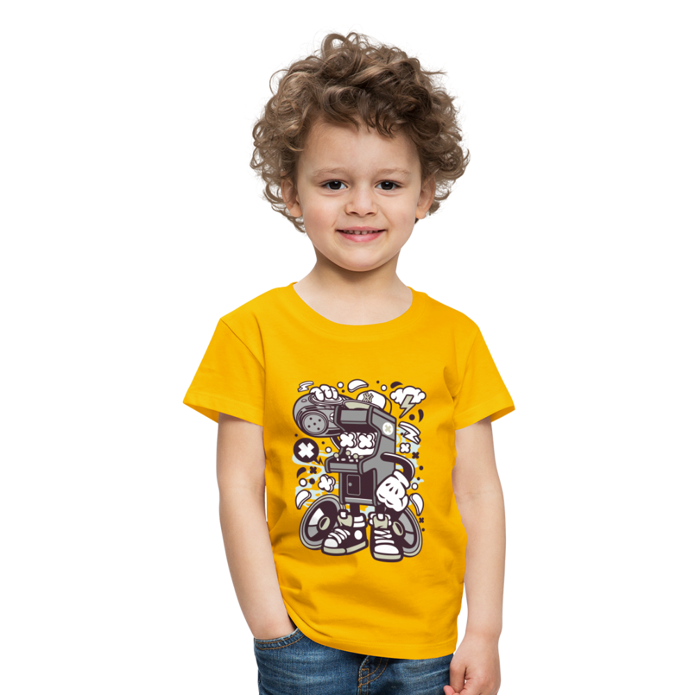 Maglietta Premium per bambini | Spreadshirt |  Arcade Game Boombox - giallo sole