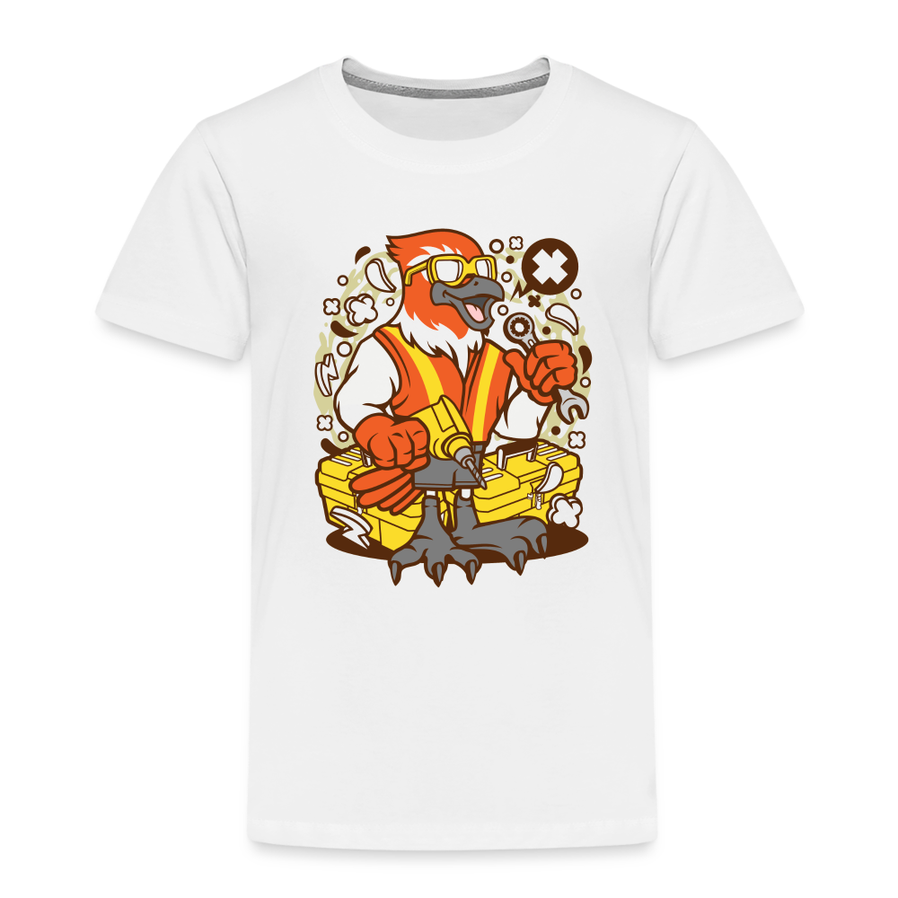 Maglietta Premium per bambini | Spreadshirt | Bird Mechanic - bianco