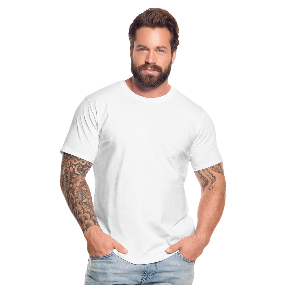 Maglietta ecologica premium da uomo | Spreadshirt - bianco