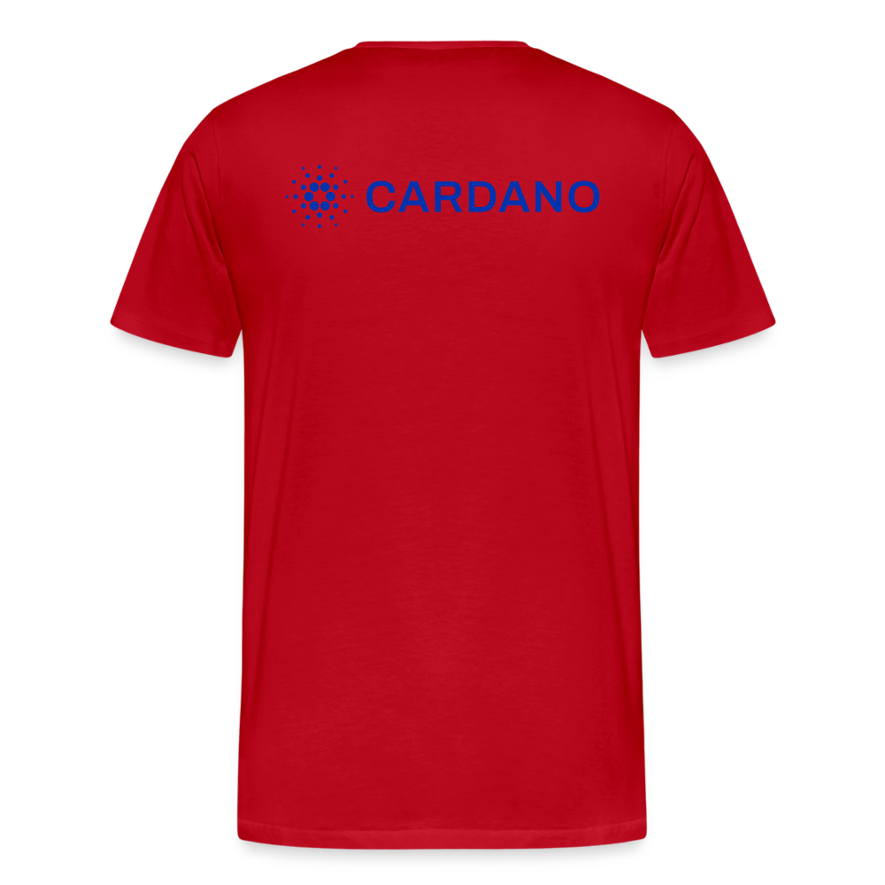 Maglietta Premium da uomo | Spreadshirt | Cardano™ #2 - rosso