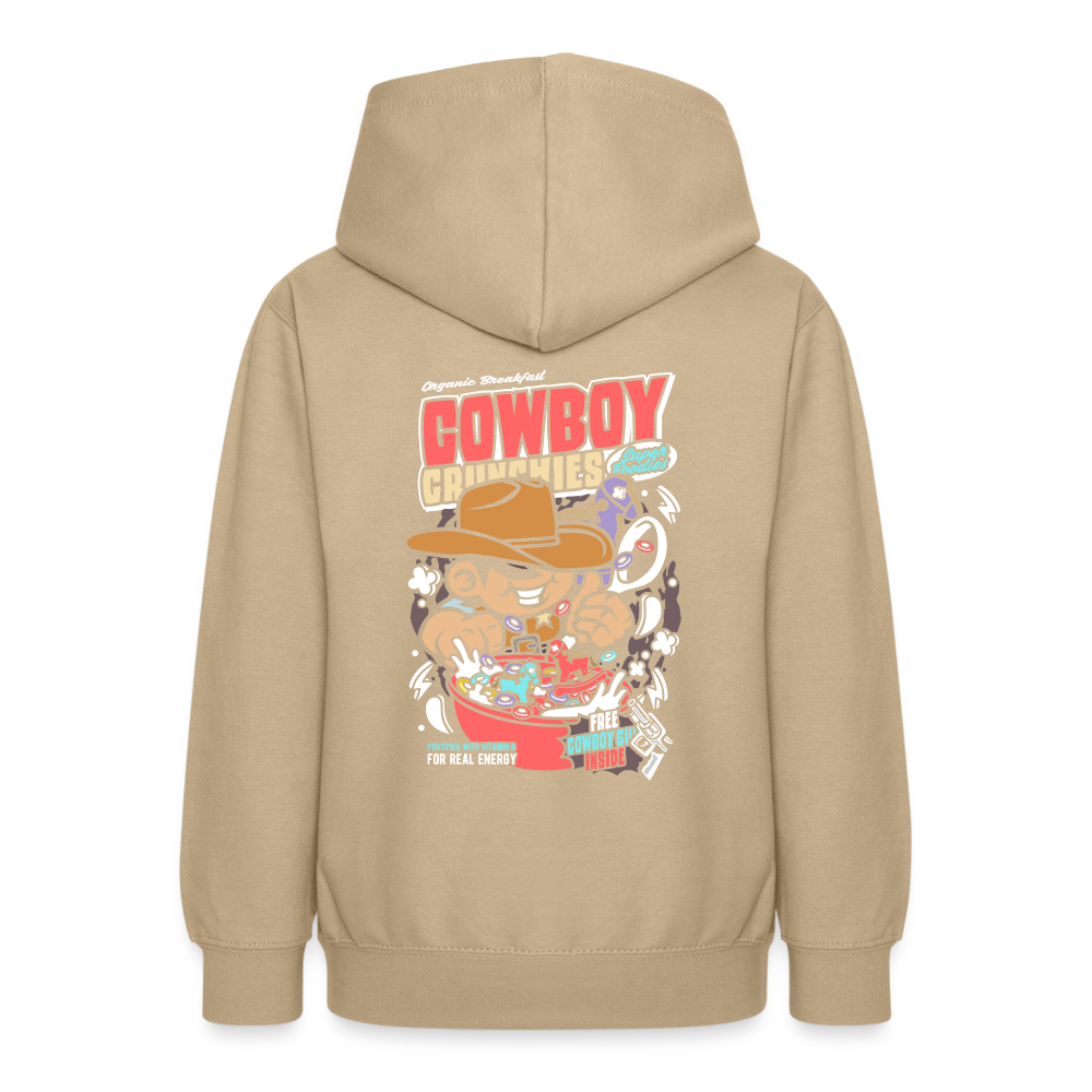 Felpa con cappuccio per Bambini (9/13 anni) | AWDis | Cowboy Crunchies - sabbia