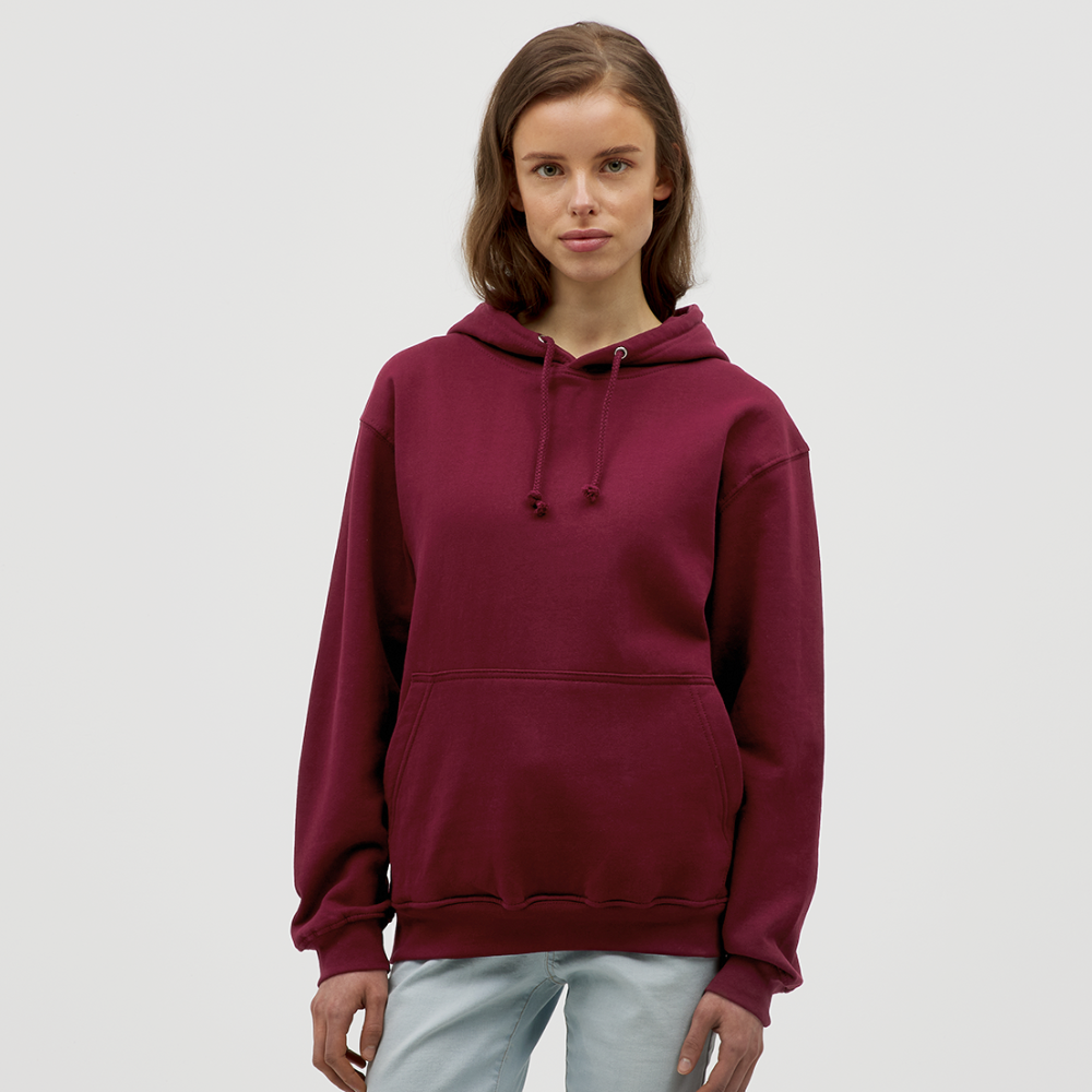 Felpa con cappuccio unisex | AWDis - rosso bordeaux