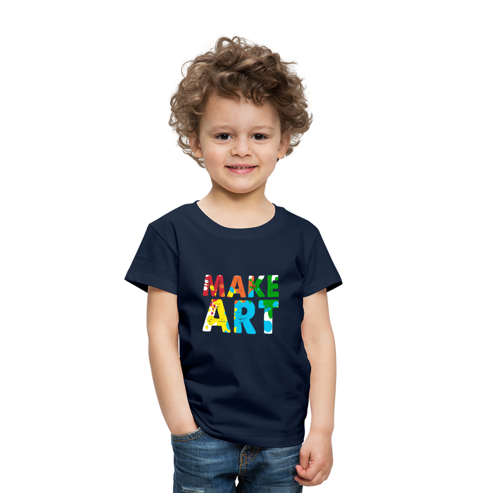 Maglietta Premium per bambini | Spreadshirt | Make Art - navy