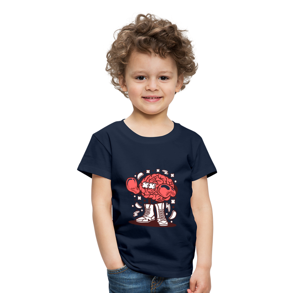 Maglietta Premium per bambini | Spreadshirt | Brain Boxer - navy