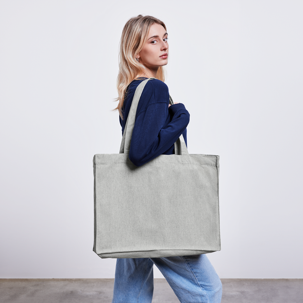 Borsa shopping in tessuto riciclato | Stanley/Stella - grigio melange