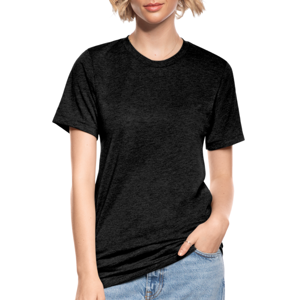 Maglietta unisex tri-blend di Bella + Canvas - nero pepato