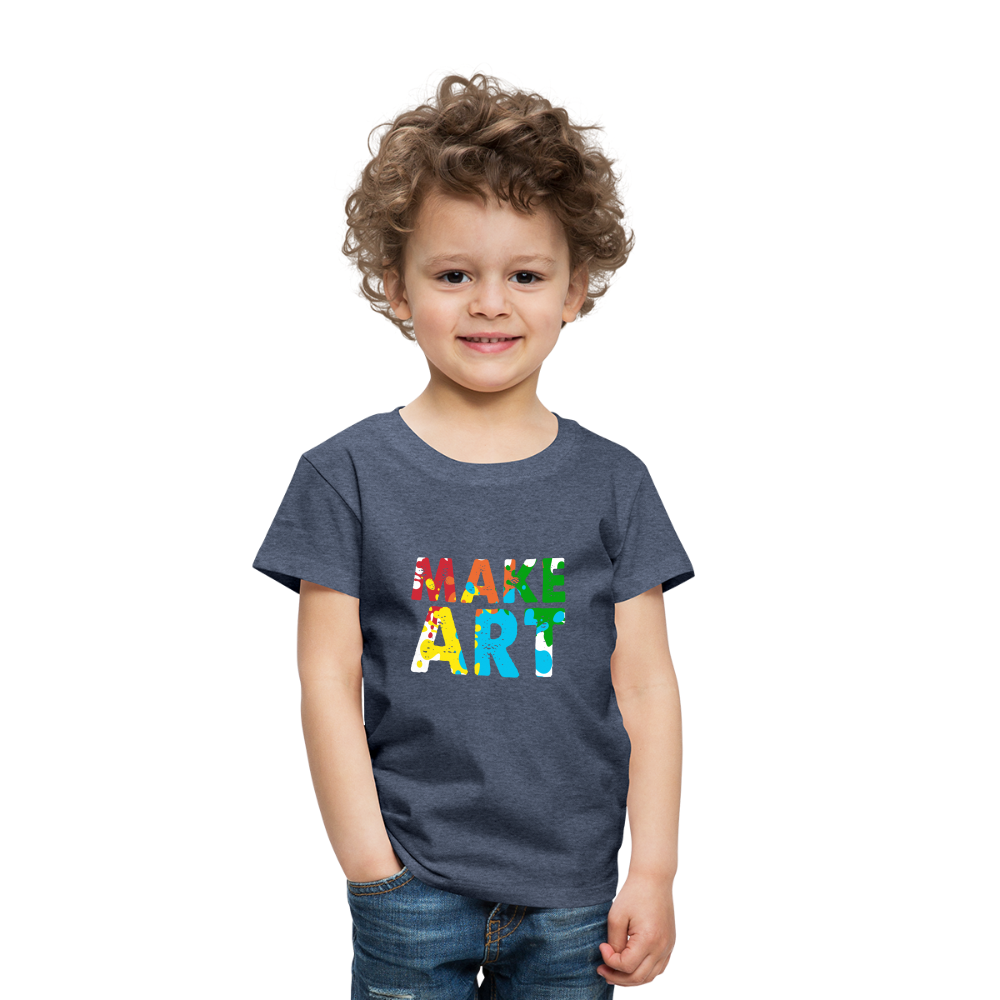 Maglietta Premium per bambini | Spreadshirt | Make Art - bluastro