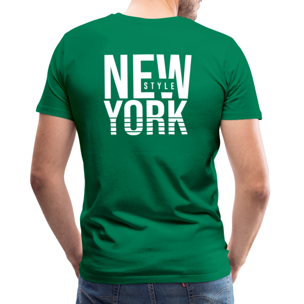 Maglietta Premium da uomo | Spreadshirt | New York Style - verde kelly