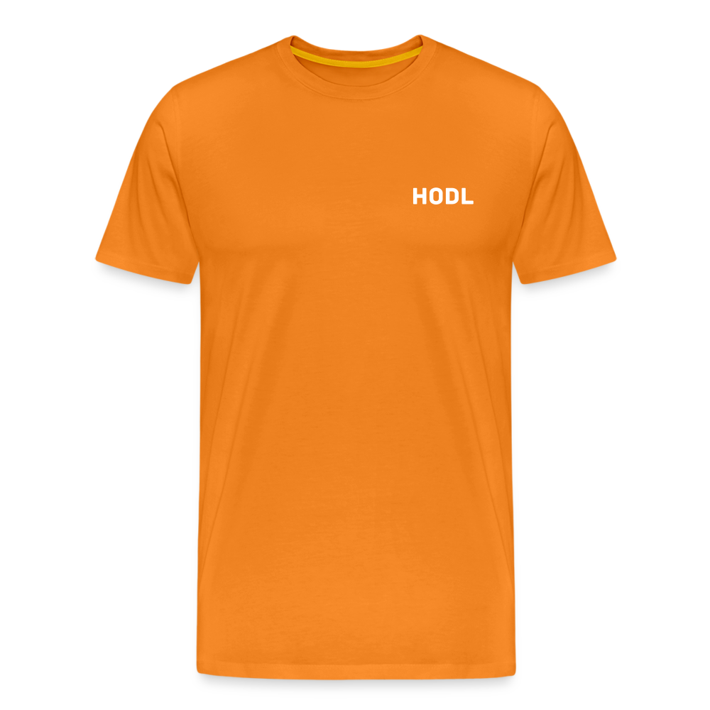 Maglietta Premium da uomo | Spreadshirt | BTC#1 - arancione