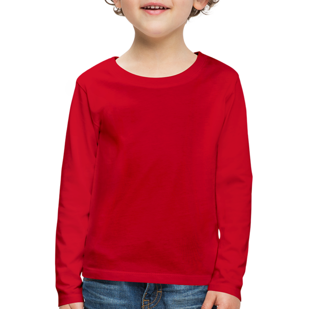 Maglietta Premium a manica lunga per bambini | Spreadshirt - rosso