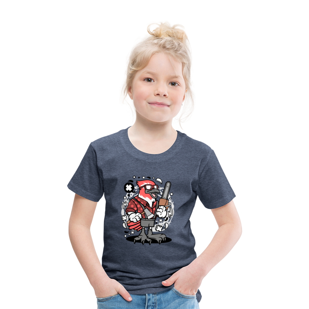 Maglietta Premium per bambini | Spreadshirt | Bird Lumberjack - bluastro