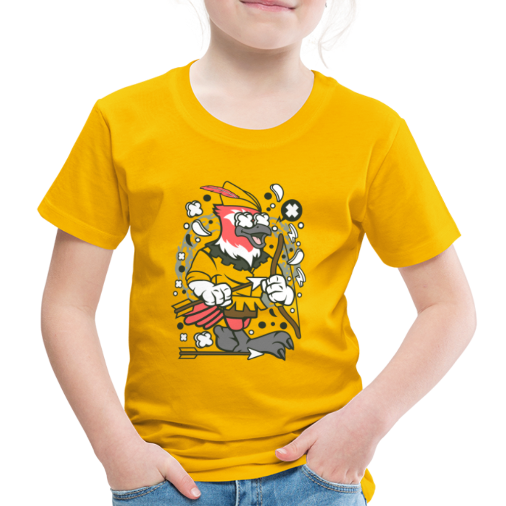 Maglietta Premium per bambini | Spreadshirt | Bird Robin - giallo sole