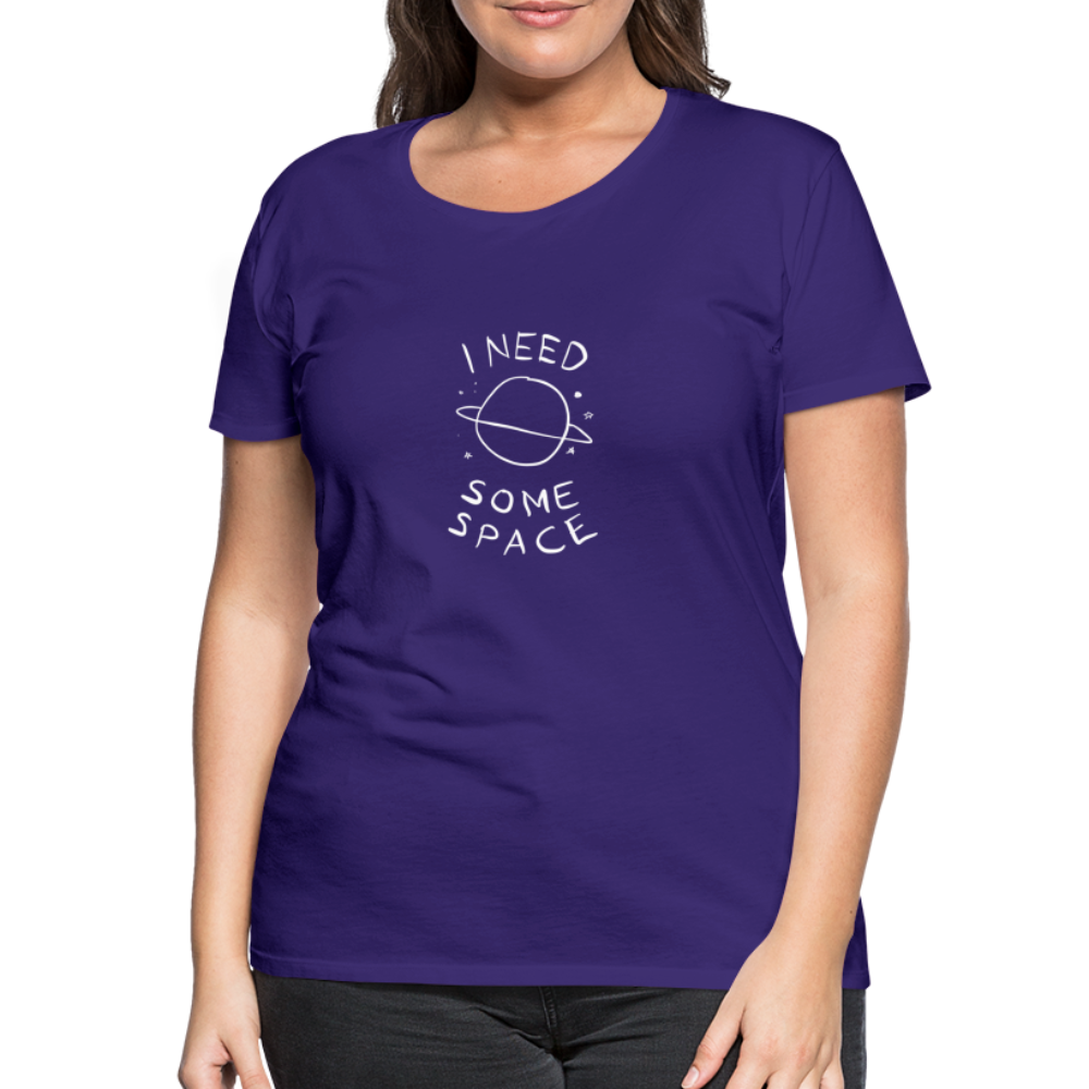 Maglietta Premium da donna | Spreadshirt | I Need Some Space - viola