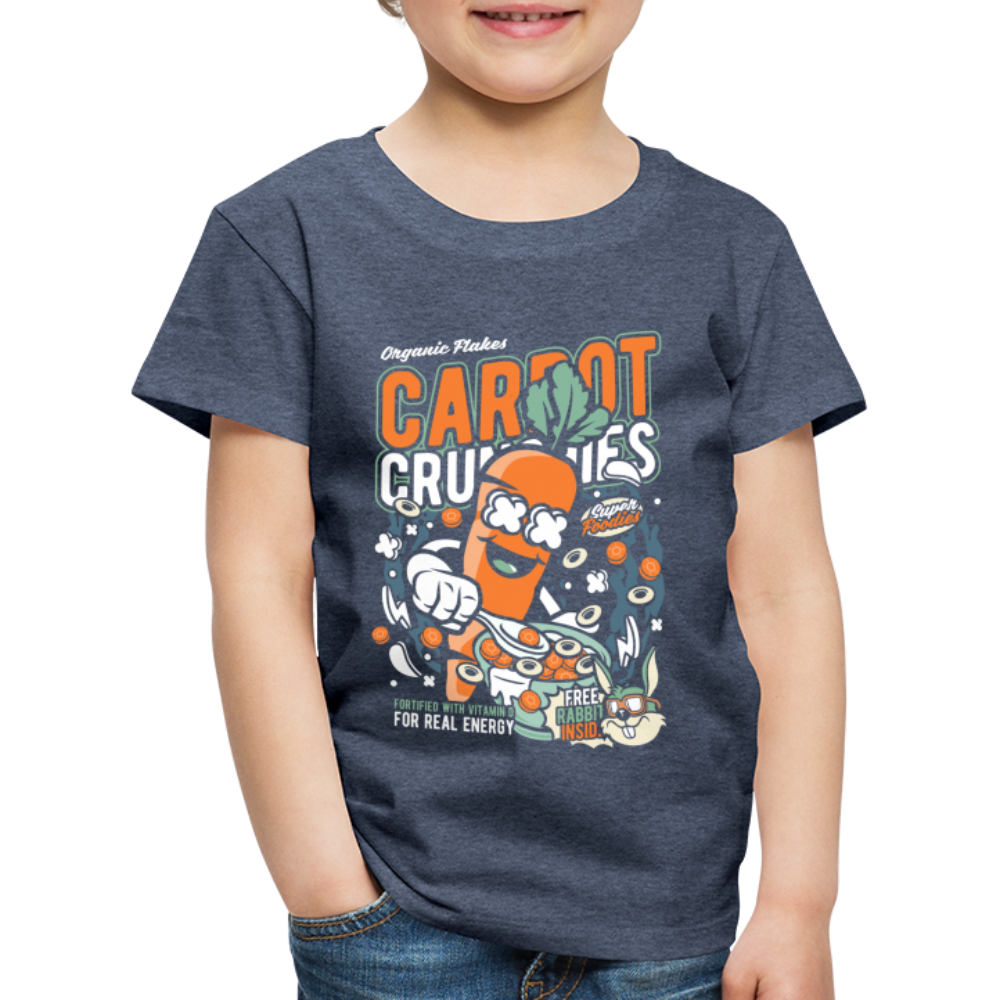 Maglietta Premium per bambini | Spreadshirt | Carrot Crunchies - bluastro