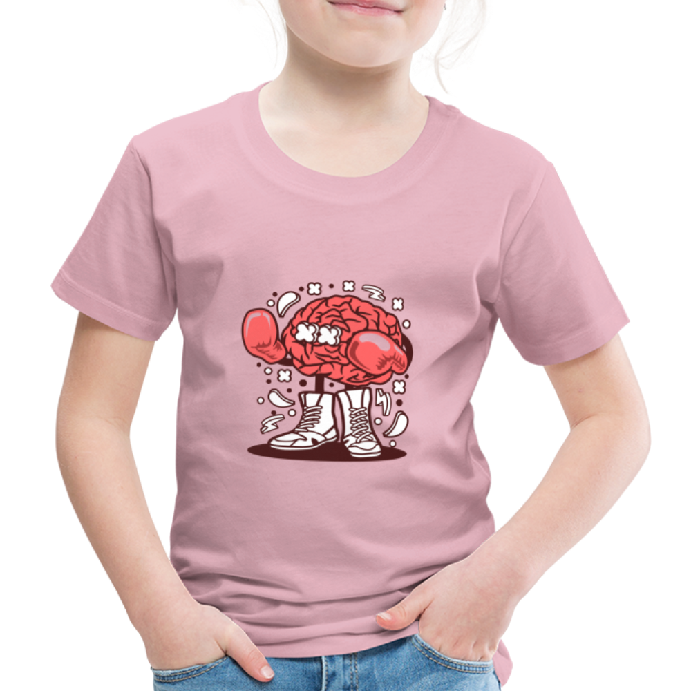 Maglietta Premium per bambini | Spreadshirt | Brain Boxer - rosa chiaro