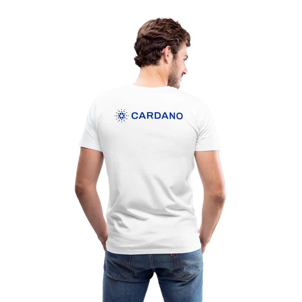 Maglietta Premium da uomo | Spreadshirt | Cardano™ #2 - bianco