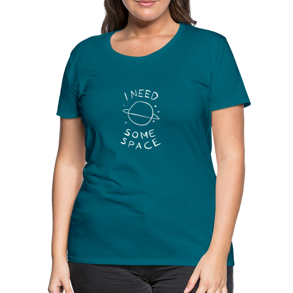 Maglietta Premium da donna | Spreadshirt | I Need Some Space - blu diva