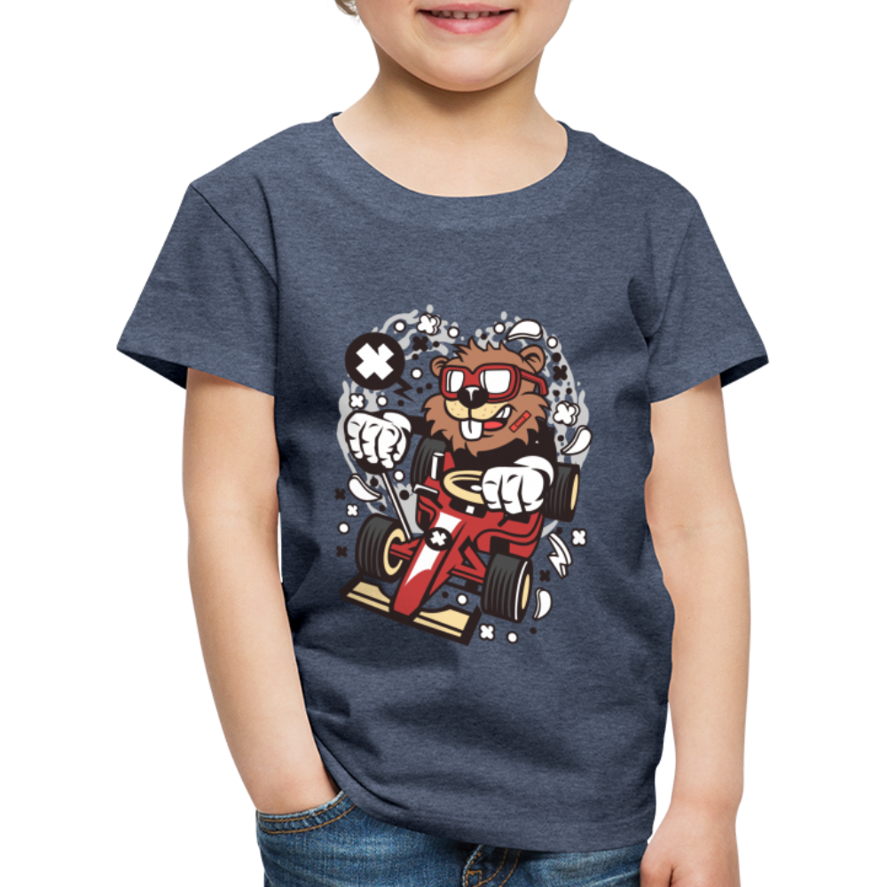 Maglietta Premium per bambini | Spreadshirt | Beaver Racer - bluastro