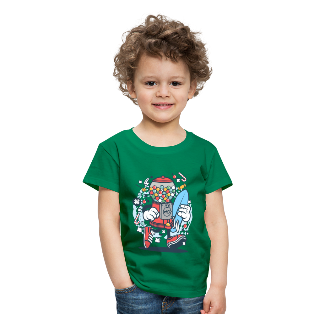 Maglietta Premium per bambini | Spreadshirt | Candy Machine Surfer - verde kelly