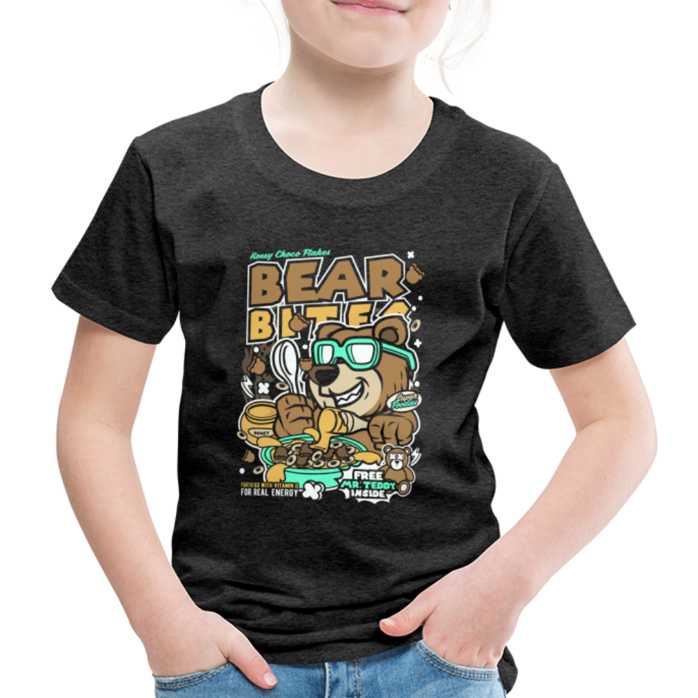 Maglietta Premium per bambini | Spreadshirt | Bear Bites - antracite