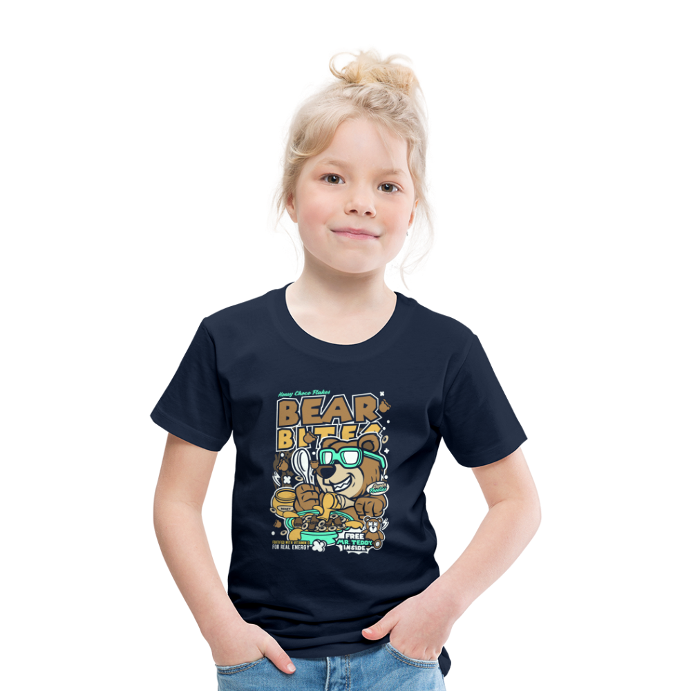 Maglietta Premium per bambini | Spreadshirt | Bear Bites - navy